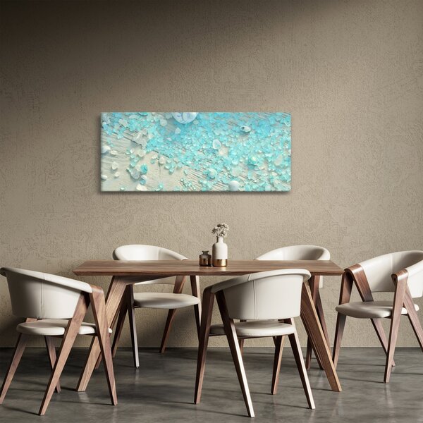 Tablou - Atmosfera de litoral în nuanțe turcoaz (120x50 cm)
