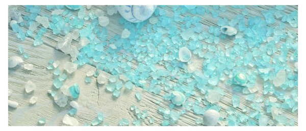 Tablou - Atmosfera de litoral în nuanțe turcoaz (120x50 cm)