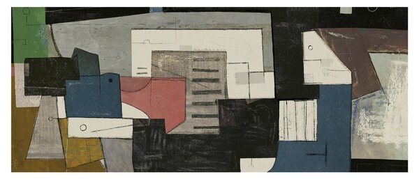 Tablou - Abstracție cubism (120x50 cm)