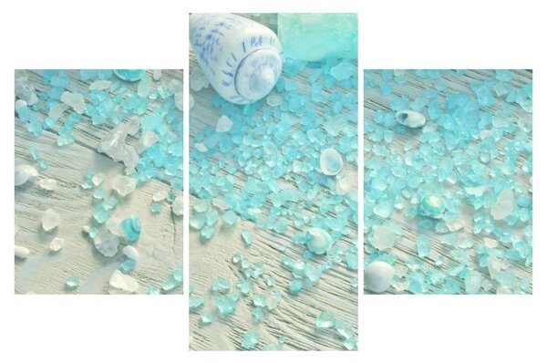 Tablou - Atmosfera de litoral în nuanțe turcoaz (90x60 cm)