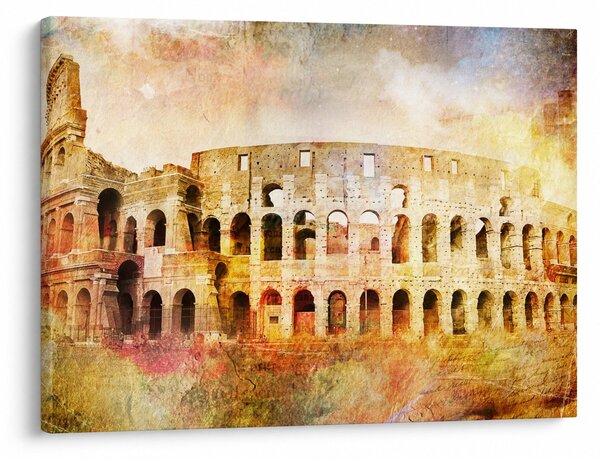 Tablou - Pictură digitală, Colosseum, Roma, Italia (70x50 cm)