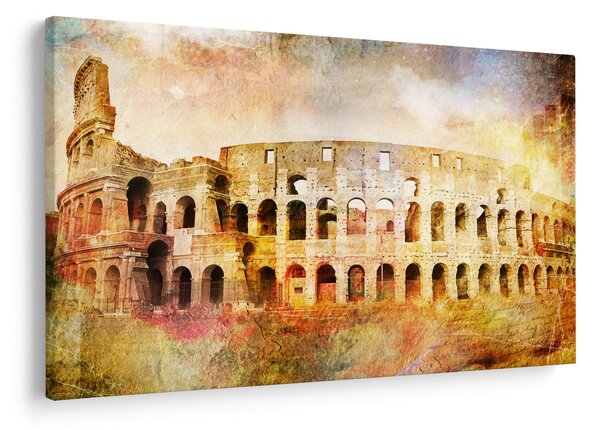 Tablou - Pictură digitală, Colosseum, Roma, Italia (90x60 cm)
