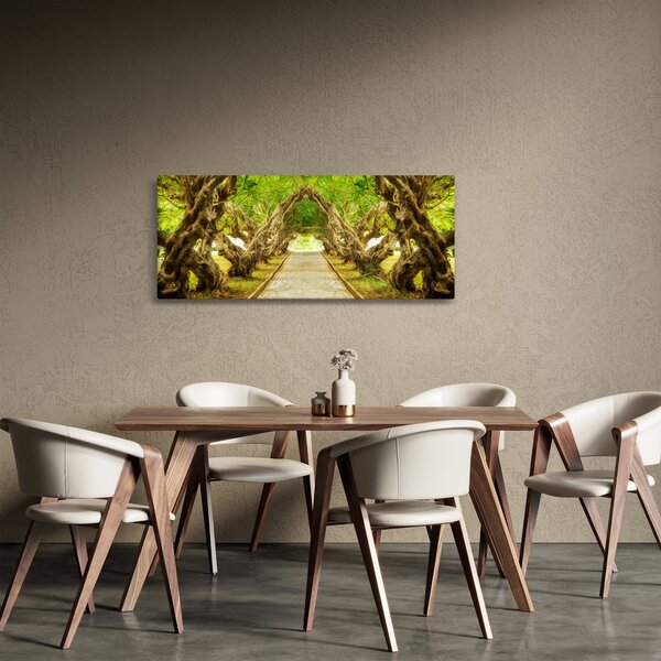 Tablou - Tunel viu din plumeria (120x50 cm)