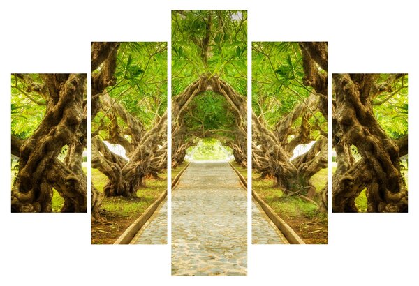 Tablou - Tunel viu din plumeria (150x105 cm)