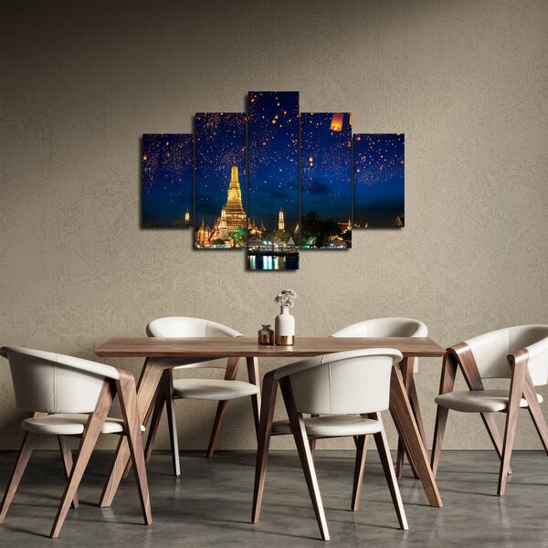 Tablou - Lampioane norocului, Bangkok (150x105 cm)