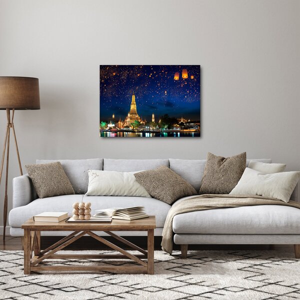 Tablou - Lampioane norocului, Bangkok (70x50 cm)