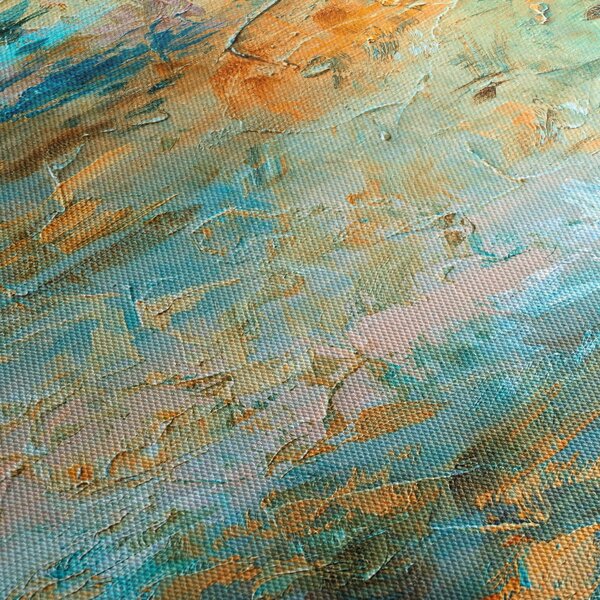Tablou - Abstract albastru (150x105 cm)