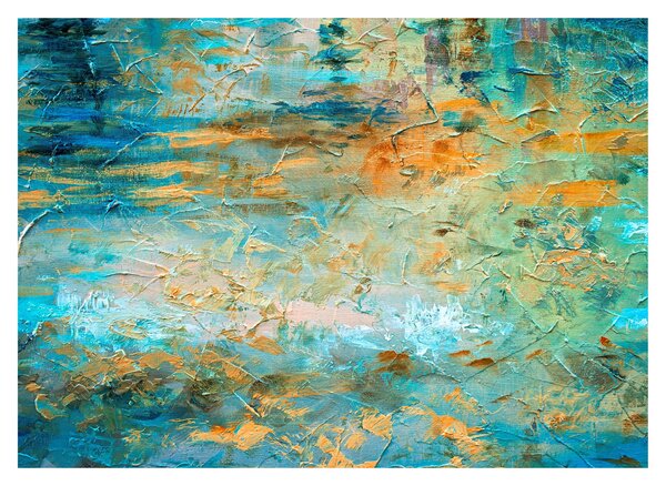 Tablou - Abstract albastru (70x50 cm)