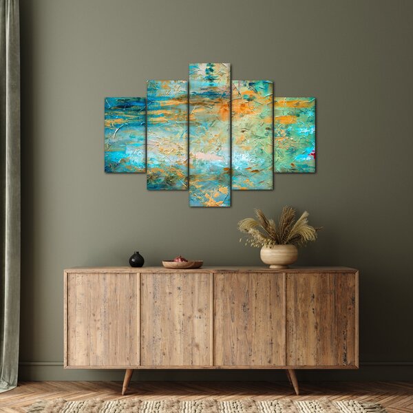 Tablou - Abstract albastru (150x105 cm)