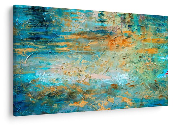 Tablou - Abstract albastru (90x60 cm)