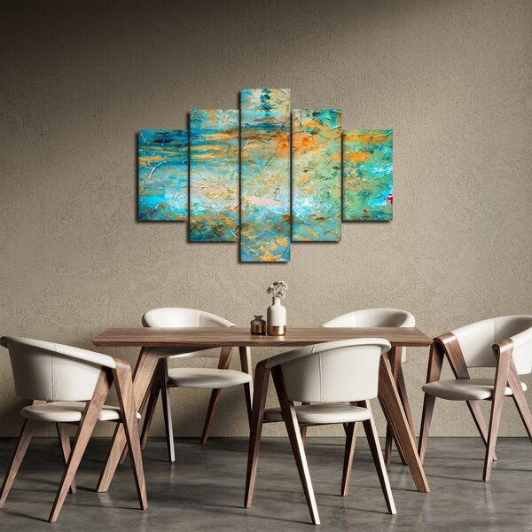 Tablou - Abstract albastru (150x105 cm)