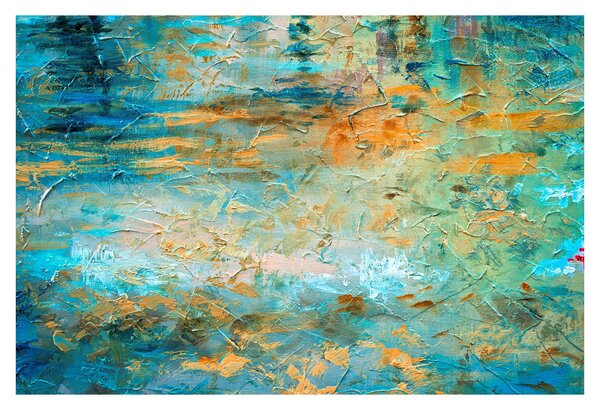 Tablou - Abstract albastru (90x60 cm)