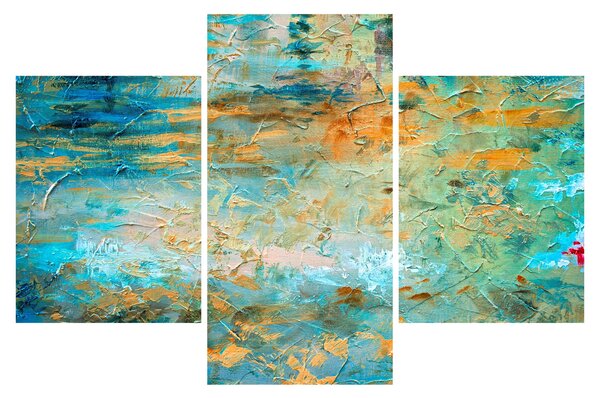 Tablou - Abstract albastru (90x60 cm)
