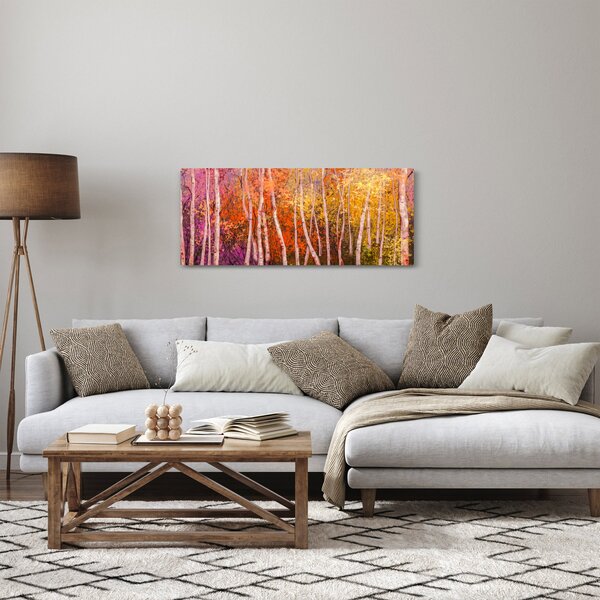 Tablou - Pădurea colorată (120x50 cm)