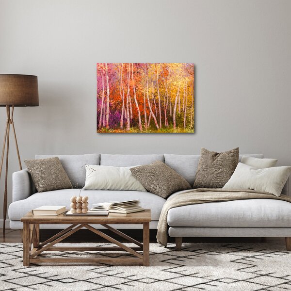 Tablou - Pădurea colorată (70x50 cm)
