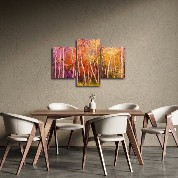 Tablou - Pădurea colorată (90x60 cm)