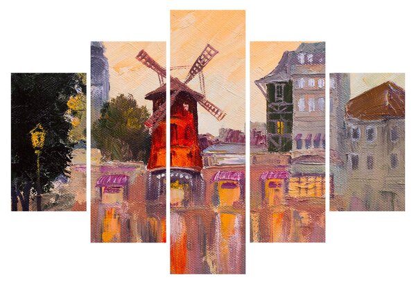 Tablou - Moulin rouge, Paris, Franța (150x105 cm)