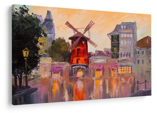 Tablou - Moulin rouge, Paris, Franța (90x60 cm)