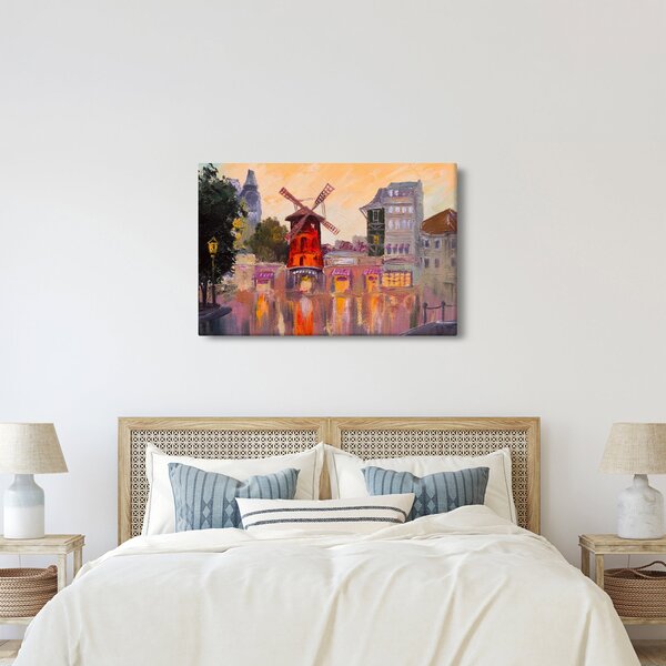 Tablou - Moulin rouge, Paris, Franța (90x60 cm)