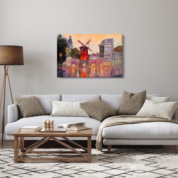 Tablou - Moulin rouge, Paris, Franța (90x60 cm)