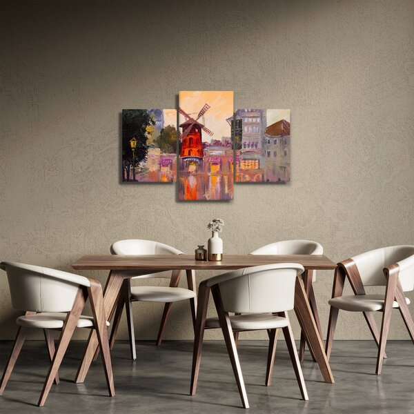 Tablou - Moulin rouge, Paris, Franța (90x60 cm)