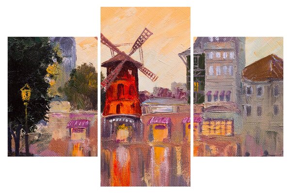 Tablou - Moulin rouge, Paris, Franța (90x60 cm)