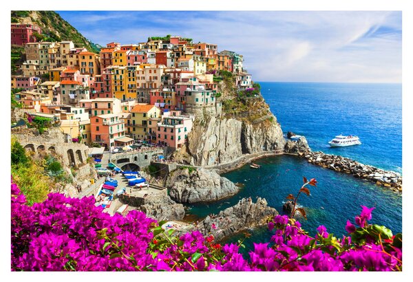 Tablou - Satul italian Manarola (90x60 cm)
