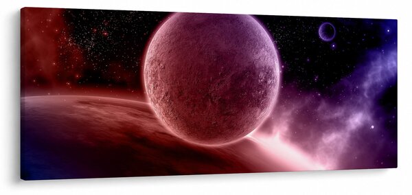 Tablou - Planetă (120x50 cm)