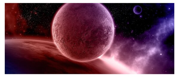 Tablou - Planetă (120x50 cm)