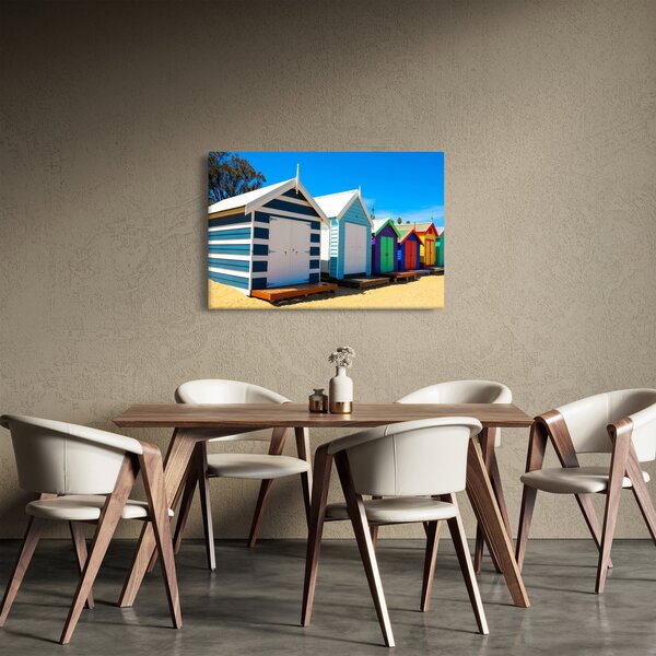 Tablou - Plaja Brighton, Melbourne, Australia (90x60 cm)
