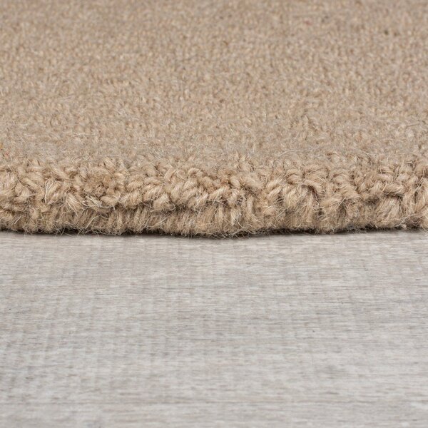 Covor grej țesut manual din lână 160x230 cm Mia Ellipse – Flair Rugs