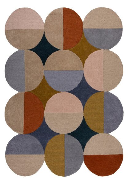 Covor țesut manual din lână 120x170 cm Mia Ellipse – Flair Rugs