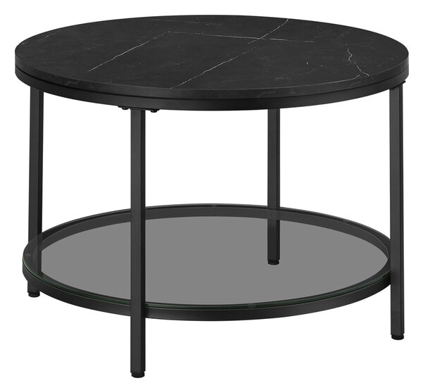 Masuta de cafea Vasagle Negru 65x65x46 cm