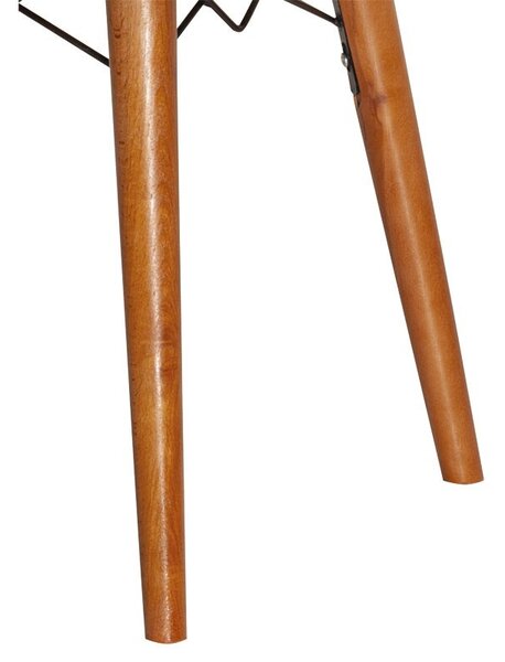 Scaun Model Vespera, Gri/Nuc, 45x52x95 cm