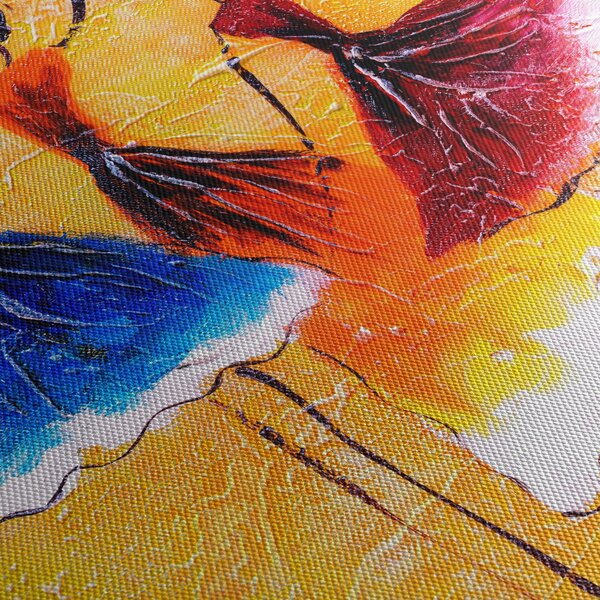 Tablou - Pictură în ulei, balerina (90x60 cm)