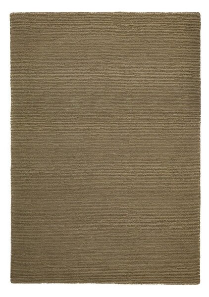 Covor kaki țesut manual din lână 160x230 cm Harris Boucle – Flair Rugs