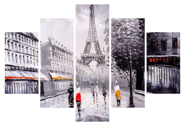 Tablou - Pictură în ulei, Paris (150x105 cm)