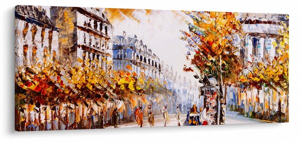 Tablou - Strada din Paris (120x50 cm)