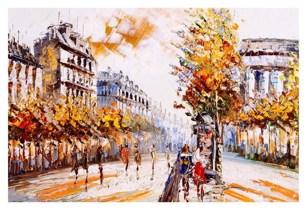 Tablou - Strada din Paris (90x60 cm)