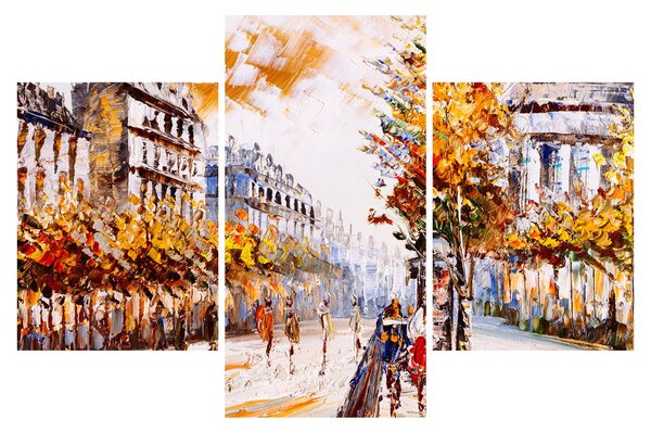 Tablou - Strada din Paris (90x60 cm)