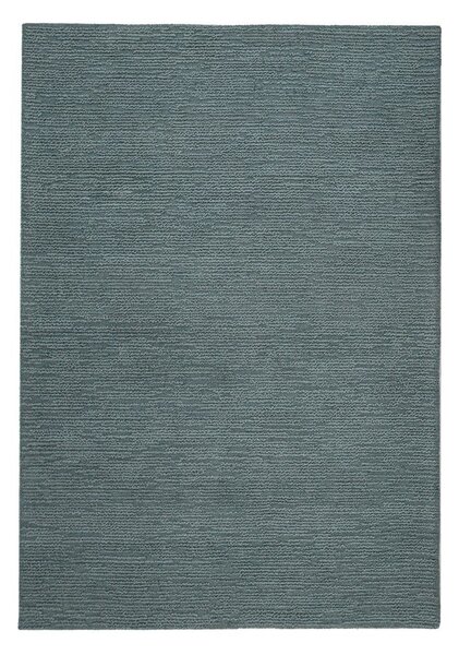 Covor albastru prăfuit țesut manual din lână 120x170 cm Harris Boucle – Flair Rugs