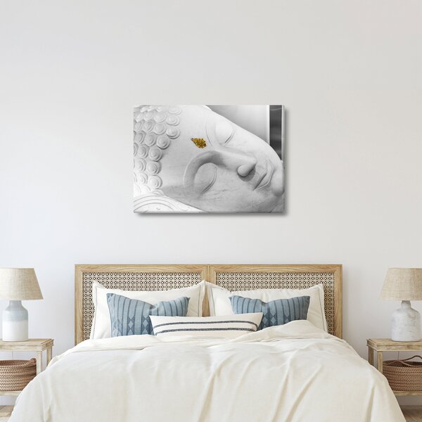 Tablou - Buddha alb (70x50 cm)