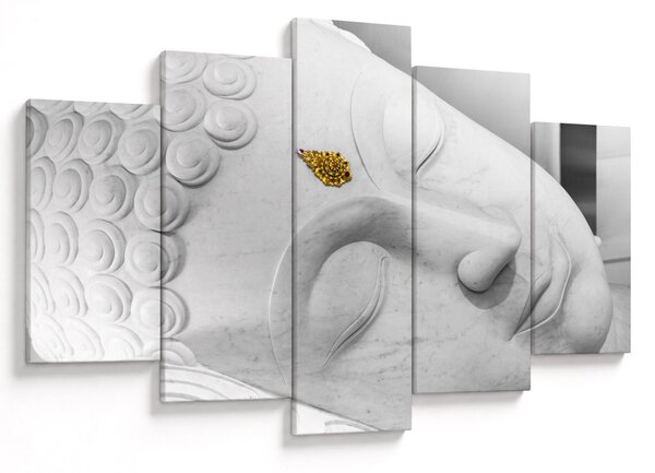 Tablou - Buddha alb (150x105 cm)