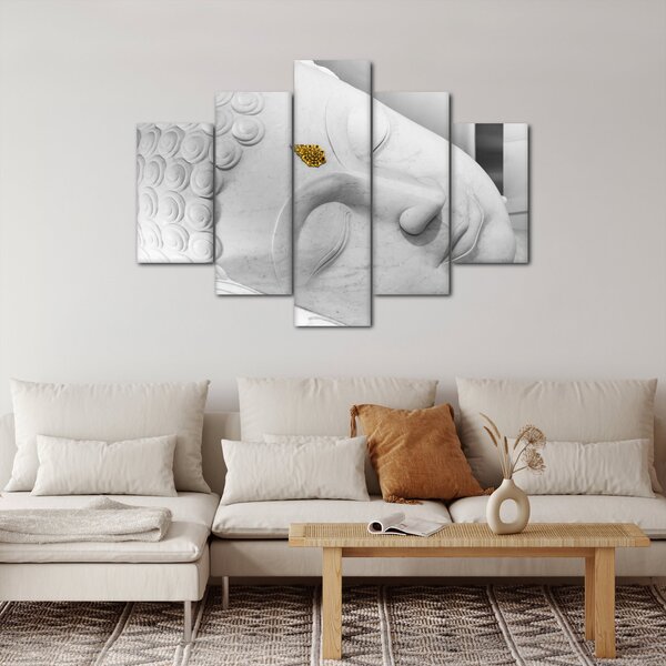 Tablou - Buddha alb (150x105 cm)