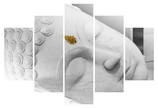 Tablou - Buddha alb (150x105 cm)