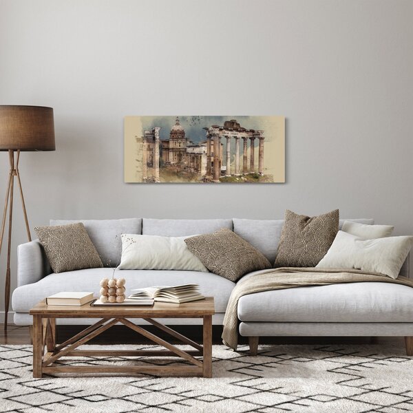 Tablou - Forumul Roman, Roma, Italia (120x50 cm)