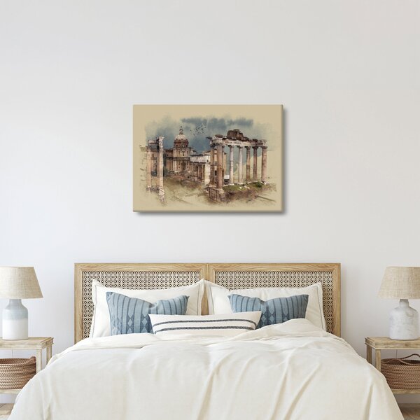Tablou - Forumul Roman, Roma, Italia (70x50 cm)