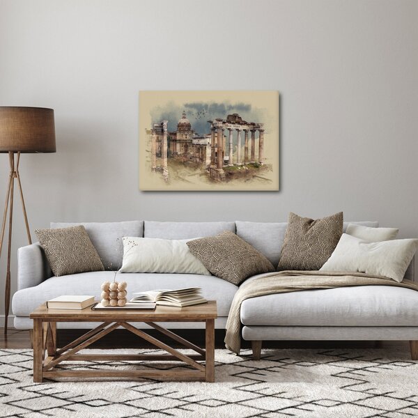 Tablou - Forumul Roman, Roma, Italia (70x50 cm)