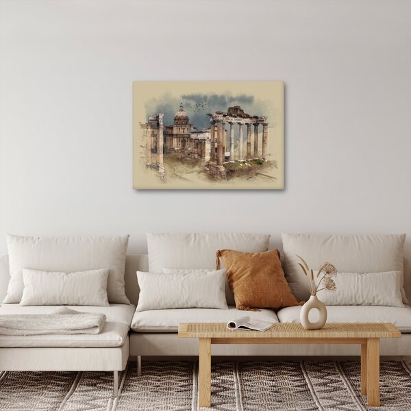 Tablou - Forumul Roman, Roma, Italia (70x50 cm)