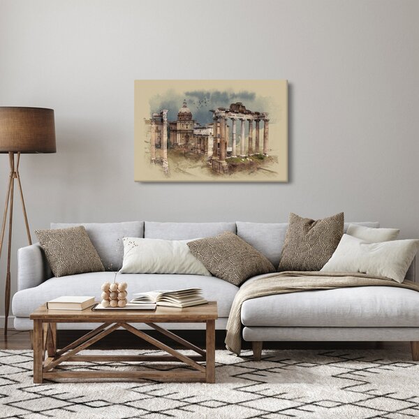 Tablou - Forumul Roman, Roma, Italia (90x60 cm)